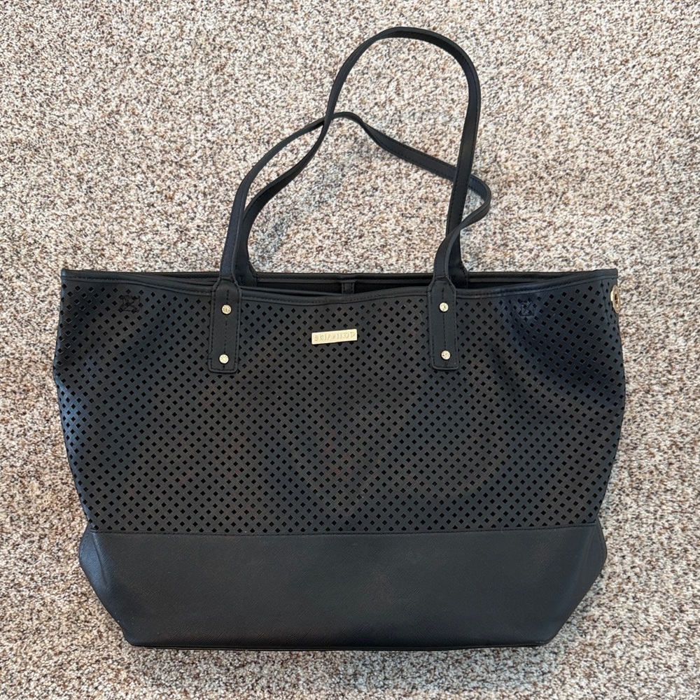 Skip Hop Duet 2 in 1 Black Diaper Bag Tote